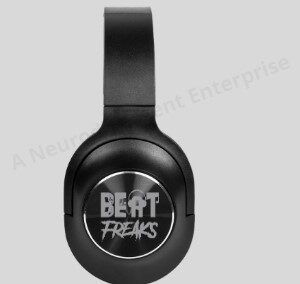 Earphones with gray logo