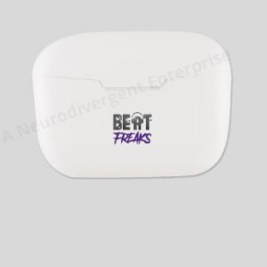 White earbuds with case